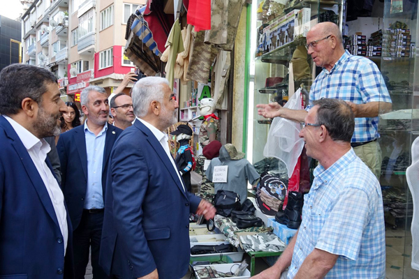 Genel Başkanımız Yapıcıoğlu, Bursa'da esnaf ziyaretinde bulundu